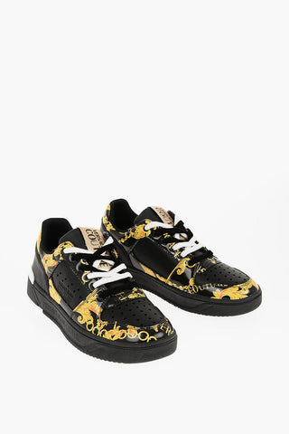 JEANS COUTURE Leather STARLIGHT Low Top Sneakers with Contrasting Details