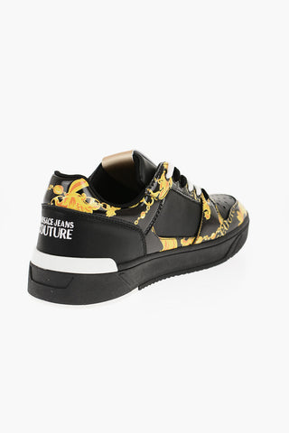 JEANS COUTURE Leather STARLIGHT Low Top Sneakers with Contrasting Details