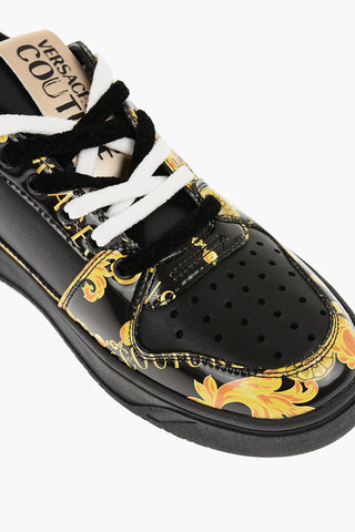 JEANS COUTURE Leather STARLIGHT Low Top Sneakers with Contrasting Details