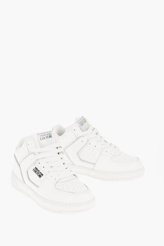 JEANS COUTURE Leather Sneakers MEYSSA with Iridescent Detail