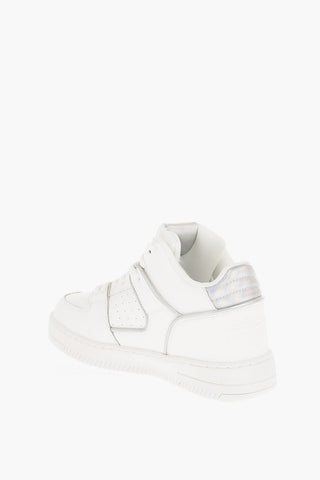 JEANS COUTURE Leather Sneakers MEYSSA with Iridescent Detail