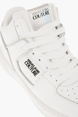 JEANS COUTURE Leather Sneakers MEYSSA with Iridescent Detail