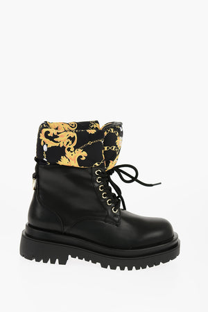 JEANS COUTURE 인조가죽 워커 DREW 바로크 모티브 디테일