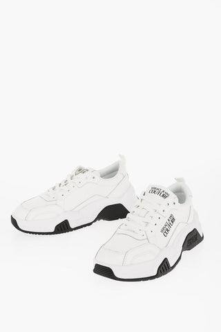 JEANS COUTURE Leather Sneakers STARGAZE with Contrasting Details