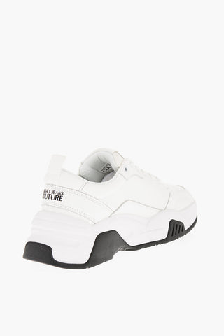 JEANS COUTURE Leather Sneakers STARGAZE with Contrasting Details