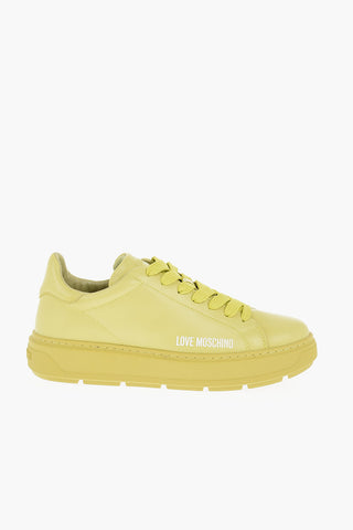 LOVE Solid Color Leather BOLD40 Sneakers