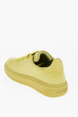 LOVE Solid Color Leather BOLD40 Sneakers
