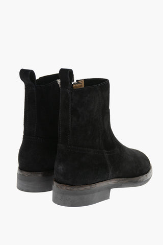 Suede DARCUS Booties with Inner Zip