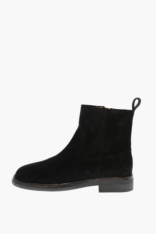 Suede DARCUS Booties with Inner Zip