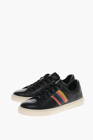 Sneakers in Pelle HANSEN con Stampa Multicolor
