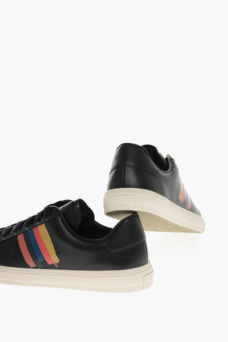 Sneakers in Pelle HANSEN con Stampa Multicolor