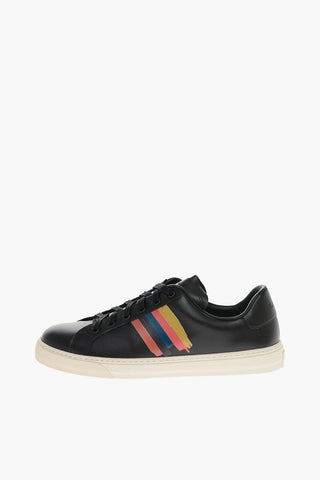 Sneakers in Pelle HANSEN con Stampa Multicolor