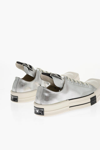 CONVERSE X DRKSHDW Squared Toe Lamè Sneakers