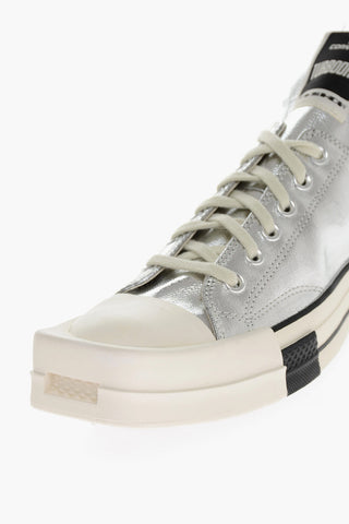 CONVERSE X DRKSHDW Squared Toe Lamè Sneakers