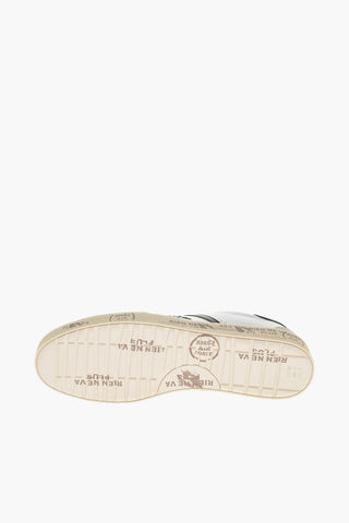 Leather ANDY Sneakers with Logo Patch