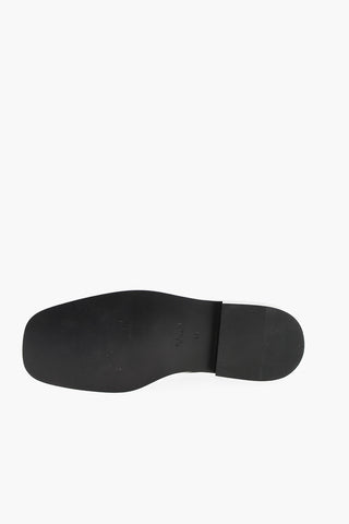 Squared Toe Leather Derby Shoes