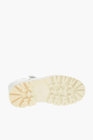 Carrion Sole Leather Sneakers with Velcro Closure