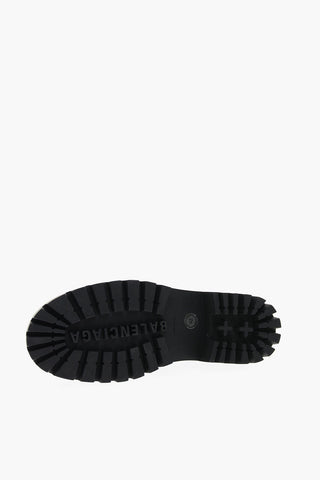 Scarpe Derby in Pelle con Suola Platform Carrarmata