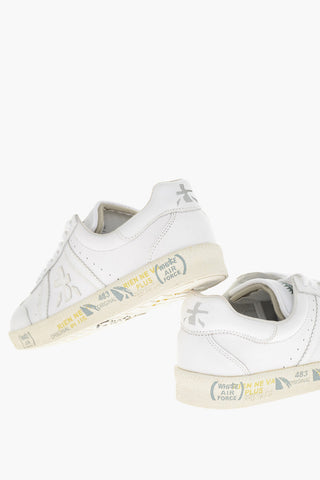 Lace-up BONNIE Textured Leather Sneakers