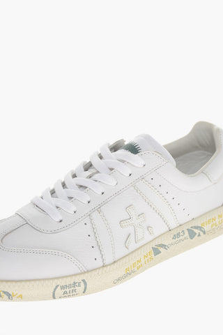 Lace-up BONNIE Textured Leather Sneakers