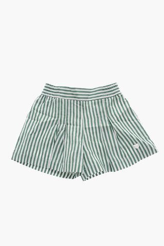 Awning Striped Double Pleat Shorts