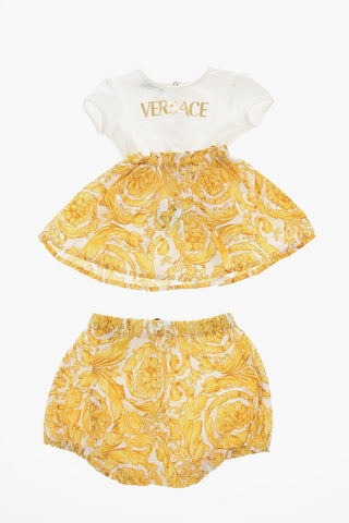 Baroque Motif Shorts and Dress Set
