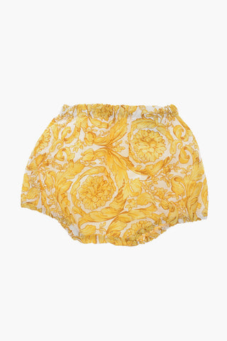 Baroque Motif Shorts and Dress Set