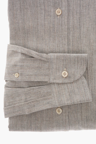 ID Standard Collar Twill Cotton Shirt