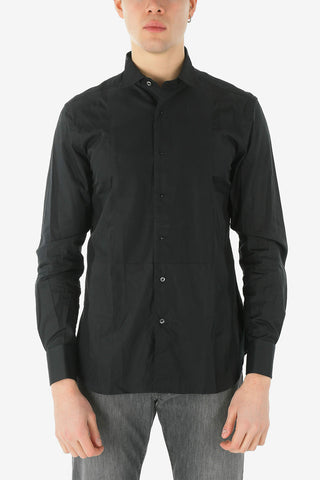 Wing-tip Collar Cotton Shirt