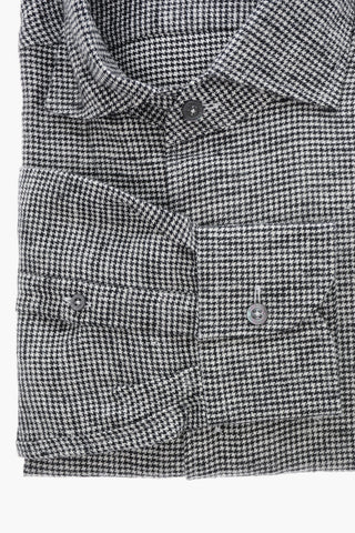 ID Houndstooth Linen Flannel Shirt