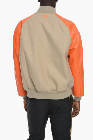 Bomber CLASSIC VARISTY con Maniche in Eco-pelle