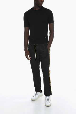 CC COLLECTION Crew Neck Short-sleeved Cotton Sweater