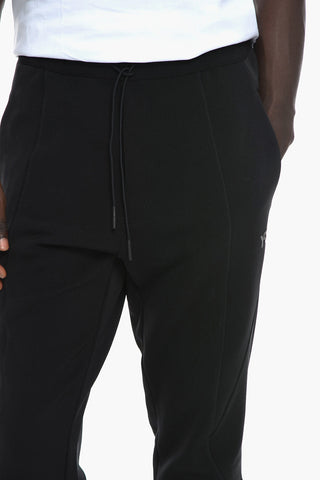 Brushed-cotton Low-crotch Joggers