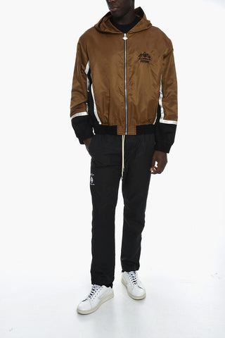 Two Tone Windbreaker Jacket with Hood