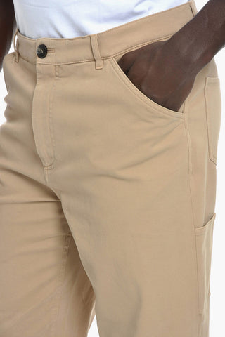 5 Pocket Stretch Cotton Pants with Belt Loops