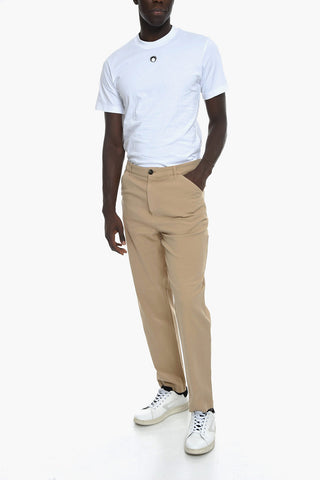 5 Pocket Stretch Cotton Pants with Belt Loops