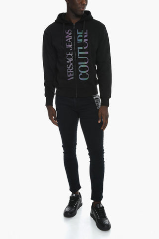 JEANS COUTURE Iridescent Print Hoodie