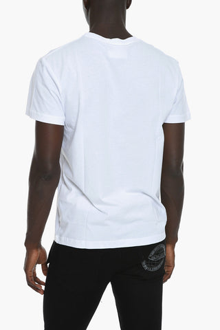 JEANS COUTURE Crewneck T-shirt with Iridescent Print