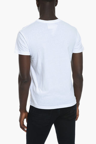 JEANS COUTURE Crewneck T-shirt with Lamè Logo