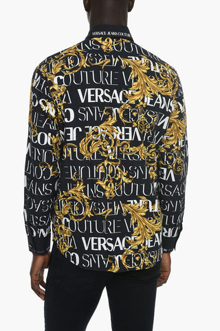 JEANS COUTURE Camicia Logata con Stampa Barocco