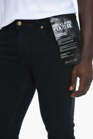 JEANS COUTURE Slim-fit Denims with Embossed Logo 16cm