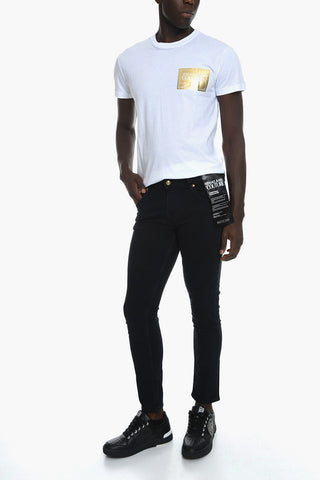 JEANS COUTURE Slim-fit Denims with Embossed Logo 16cm