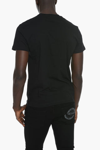 JEANS COUTURE Crewneck T-shirt with Iridescent Print