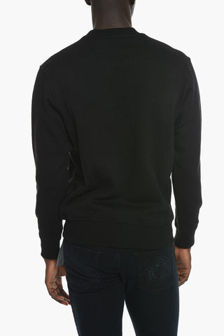 JEANS COUTURE Crewneck Sweatshirt with Contrasting Logo Print