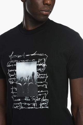 FESTIVAL T-shirt with Contrasting Print