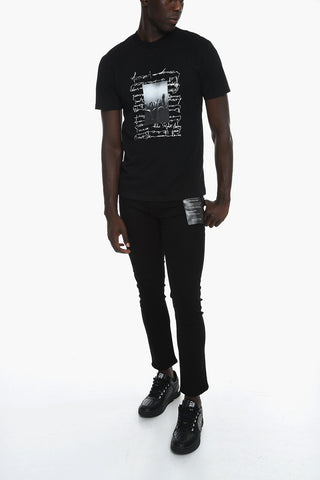 FESTIVAL T-shirt with Contrasting Print