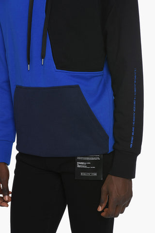 Patchwork Sweatshirt with Dropped Shoulder