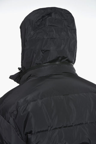 JEANS COUTURE Reversible Puffer Jacket with Logoed Motif