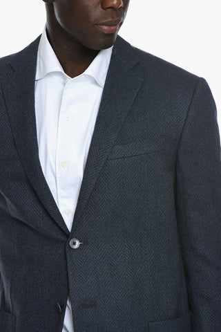 Cashmere-blend ACADEMY SOFT Single-breasted Blazer with Notched Lapel