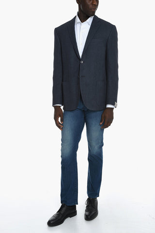 Cashmere-blend ACADEMY SOFT Single-breasted Blazer with Notched Lapel